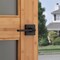 Kwikset Kwikset Halifax Matte Black Entry Door Knob 2-3/4 in. 97402-920 - alternate 3